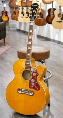 Epiphone - J-200 EC Studio Acoustic/Electric - Vintage Natural 2